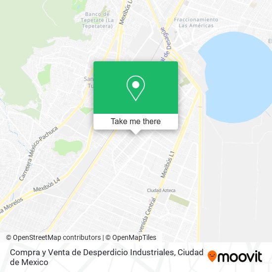 Mapa de Compra y Venta de Desperdicio Industriales