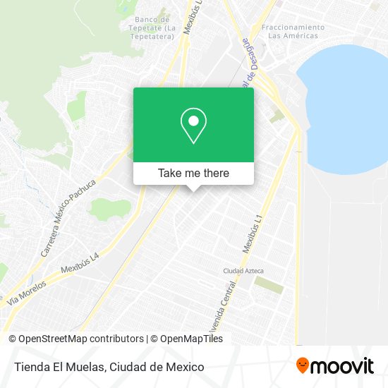 Mapa de Tienda El Muelas