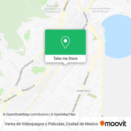 Venta de Videojuegos y Peliculas map