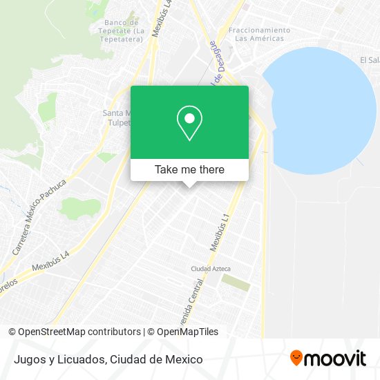 Mapa de Jugos y Licuados