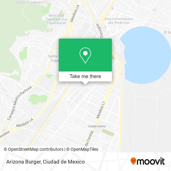 Mapa de Arizona Burger