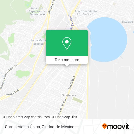 Carnicería La Única map