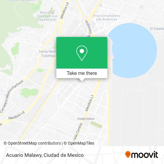 Acuario Malawy map