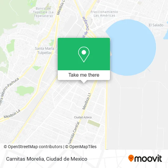 Carnitas Morelia map