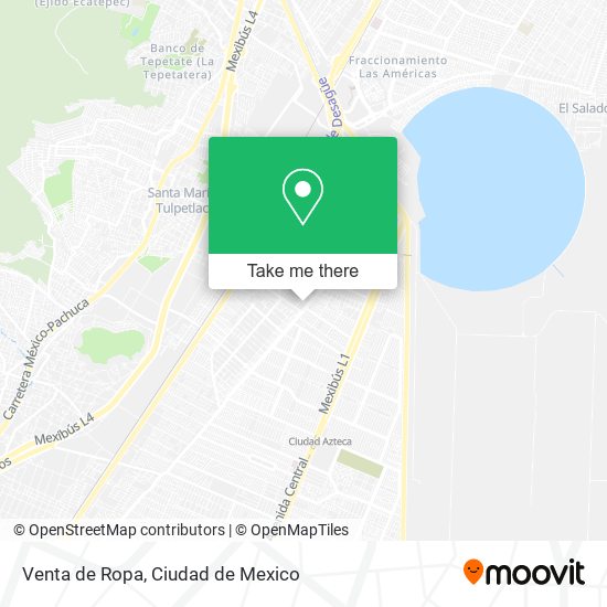 Venta de Ropa map