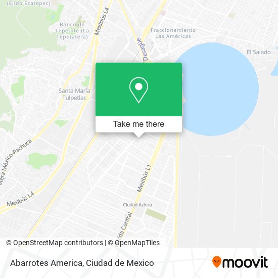 Abarrotes America map