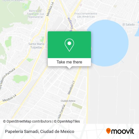 Papelería Samadi map