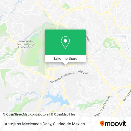 Antojitos Mexicanos Dany map