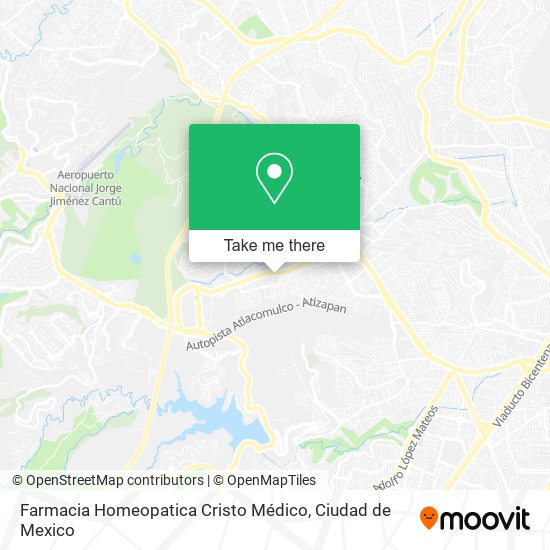 Farmacia Homeopatica Cristo Médico map