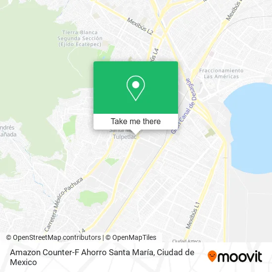 Amazon Counter-F Ahorro Santa María map
