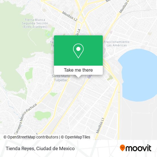 Tienda Reyes map