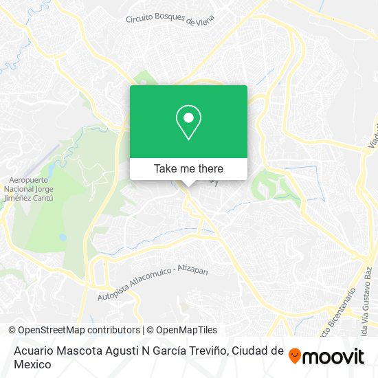 Acuario Mascota Agusti N García Treviño map