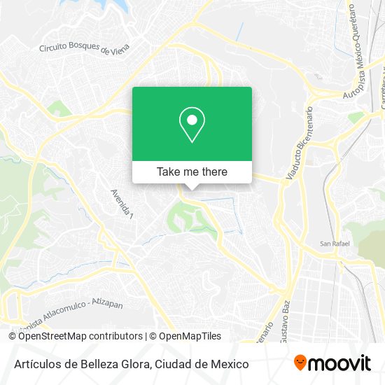 Artículos de Belleza Glora map