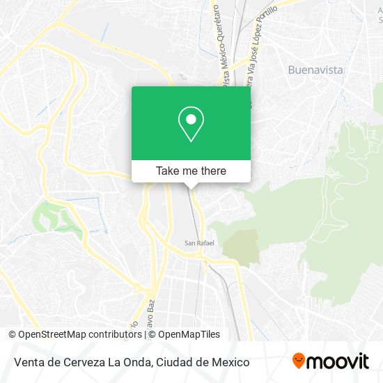 Mapa de Venta de Cerveza La Onda