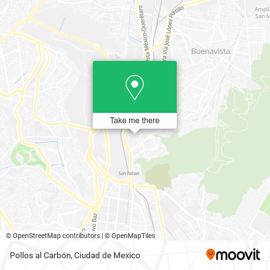 Pollos al Carbón map