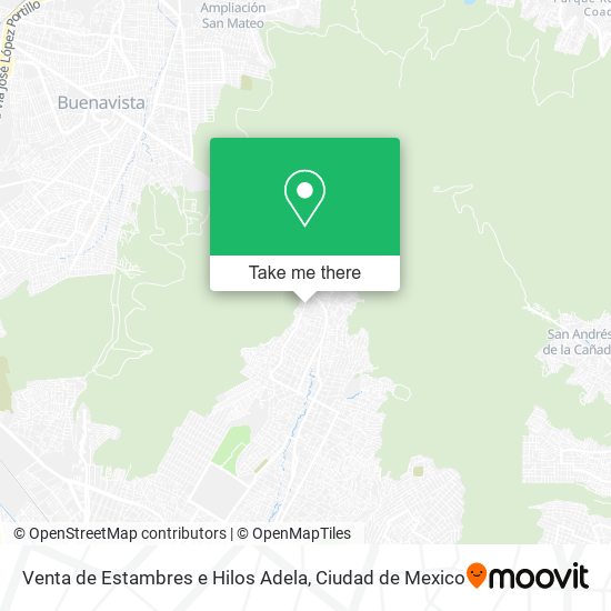 Mapa de Venta de Estambres e Hilos Adela