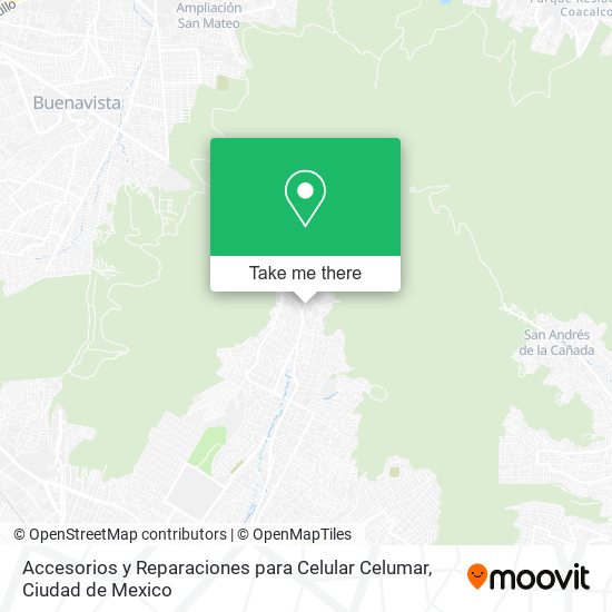 Mapa de Accesorios y Reparaciones para Celular Celumar