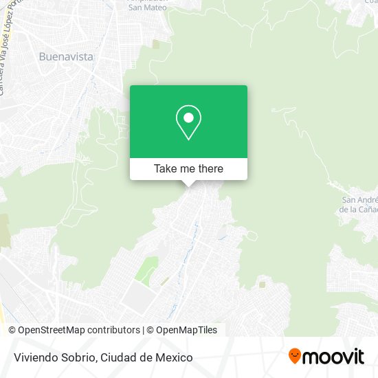 Viviendo Sobrio map