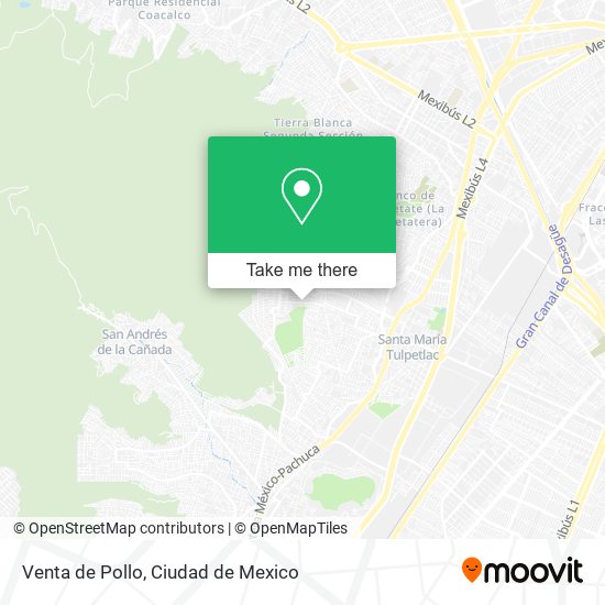 Venta de Pollo map