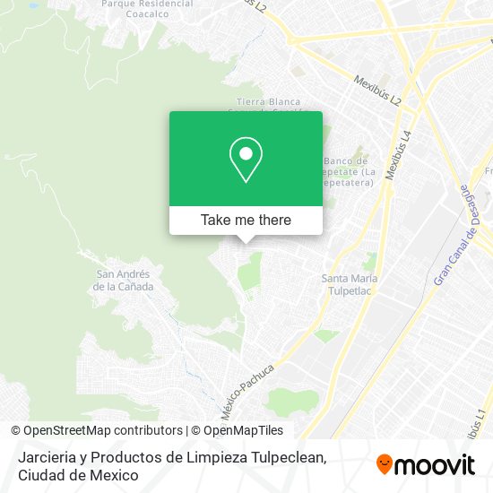 Mapa de Jarcieria y Productos de Limpieza Tulpeclean