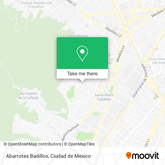 Mapa de Abarrotes Badillos