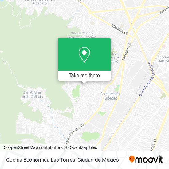 Cocina Economica Las Torres map