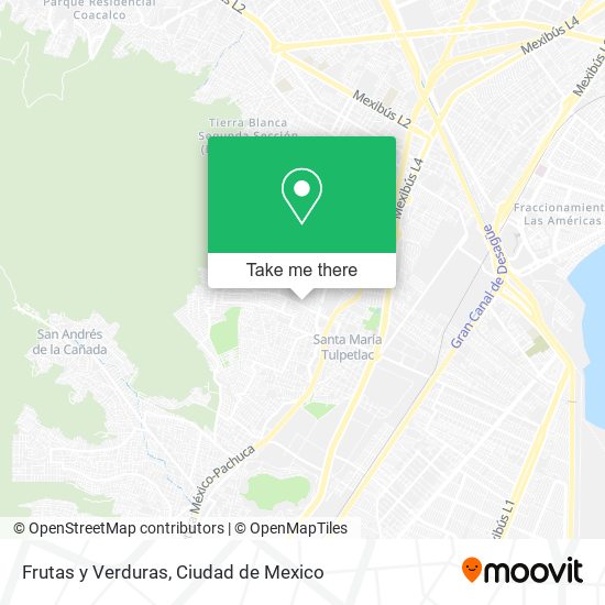 Frutas y Verduras map