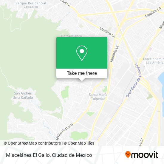 Miscelánea El Gallo map