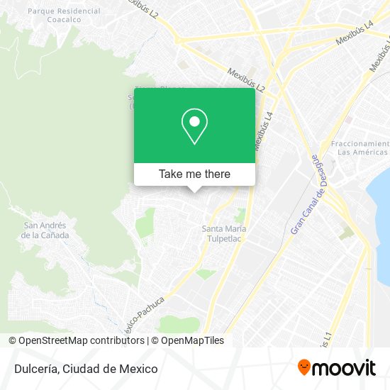 Dulcería map