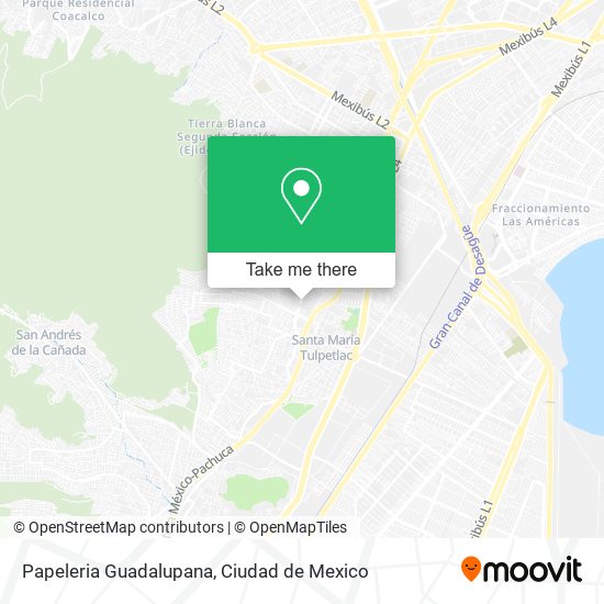 Papeleria Guadalupana map