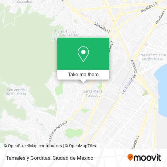 Tamales y Gorditas map
