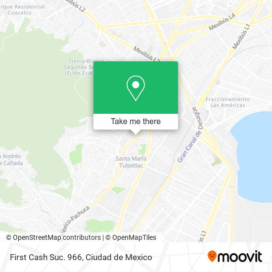First Cash Suc. 966 map