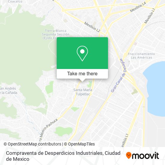 Compraventa de Desperdicios Industriales map