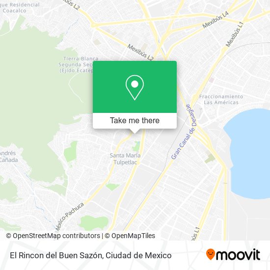 El Rincon del Buen Sazón map
