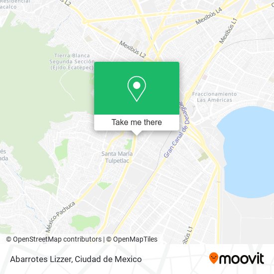 Abarrotes Lizzer map