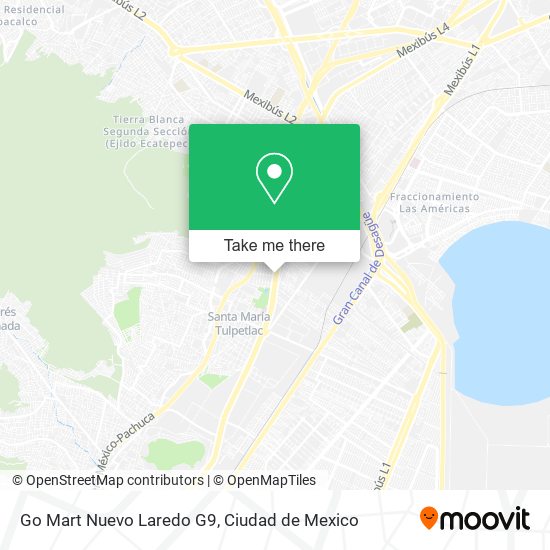 Mapa de Go Mart Nuevo Laredo G9