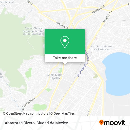 Abarrotes Rivero map