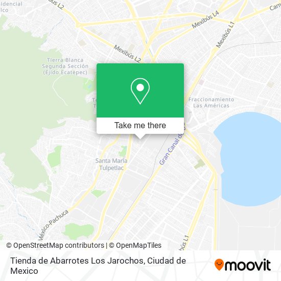Tienda de Abarrotes Los Jarochos map