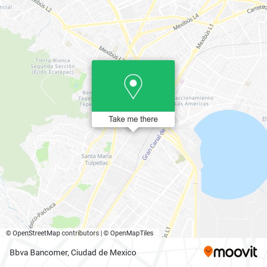 Bbva Bancomer map