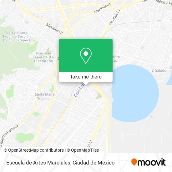 Escuela de Artes Marciales map
