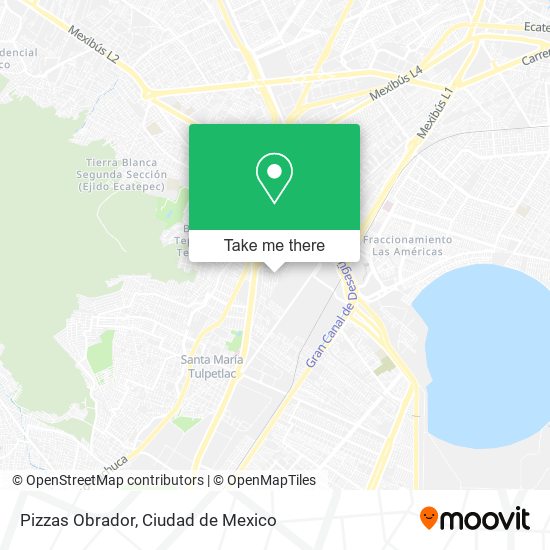 Pizzas Obrador map