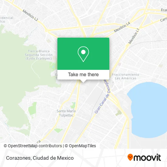 Corazones map