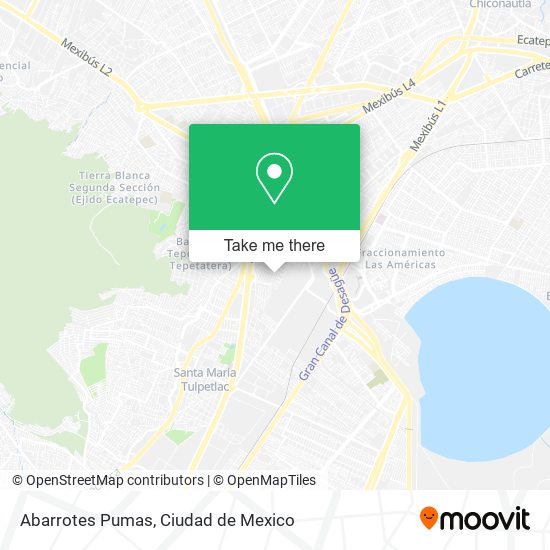 Abarrotes Pumas map