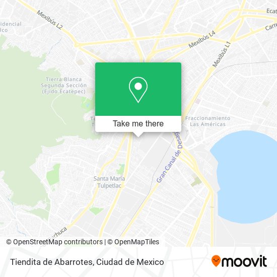 Tiendita de Abarrotes map