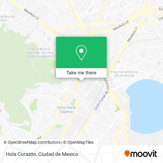 Mapa de Hola Corazón