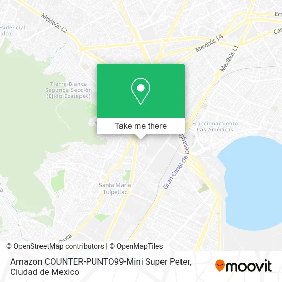 Amazon COUNTER-PUNTO99-Mini Super Peter map