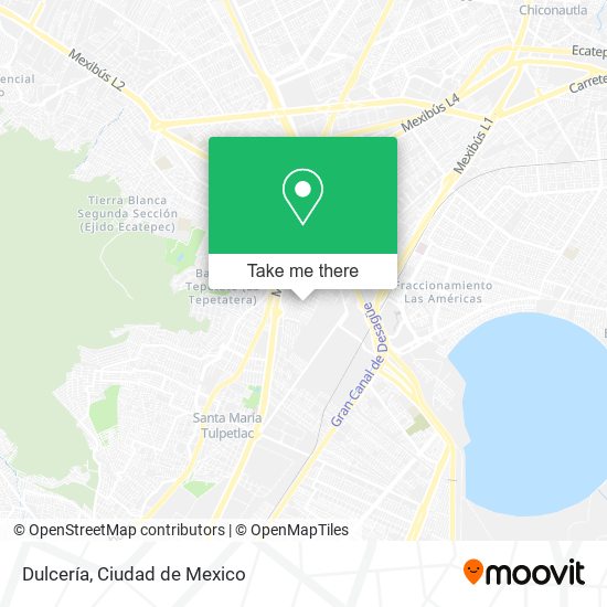 Dulcería map