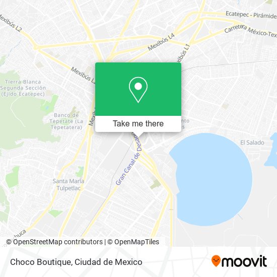 Mapa de Choco Boutique