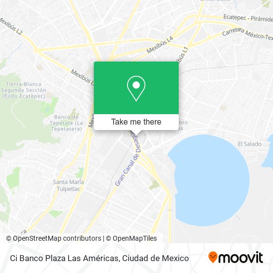Mapa de Ci Banco Plaza Las Américas