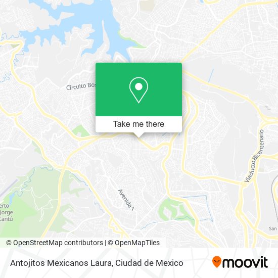 Antojitos Mexicanos Laura map